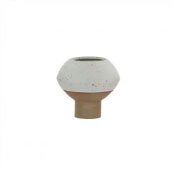 OYOY LIVING NOW IN STOCK Hagi Mini Vase - White / Light Brown