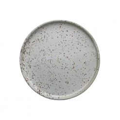 OYOY LIVING NOW IN STOCK Inka Lunch/Dessert Plate - Pack Of 2 - White / Light Brown
