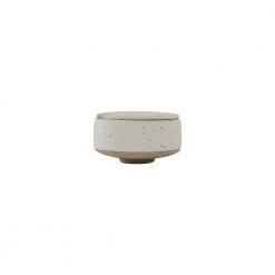OYOY LIVING Hagi Sugar Bowl - White / Light Brown