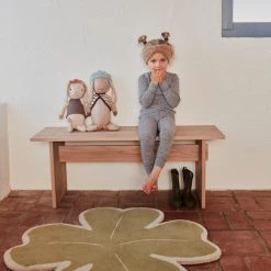 OYOY MINI Lucky Clover Rug - Green