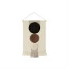 OYOY LIVING Maru Wall Rug - Brown / Offwhite