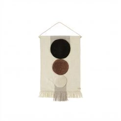 OYOY LIVING Maru Wall Rug - Brown / Offwhite
