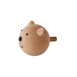 OYOY MINI Mini Hook - Bear - Nature