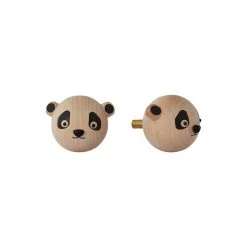 OYOY MINI Mini Hook - Panda - Nature NOW IN STOCK