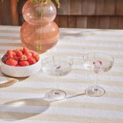 OYOY LIVING Mizu Coupe Glass - 2 Pcs/set - Clear