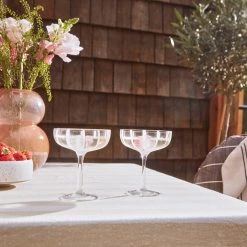 OYOY LIVING Mizu Coupe Glass - 2 Pcs/set - Clear