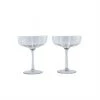 OYOY LIVING Mizu Coupe Glass - 2 Pcs/set - Clear