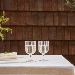 OYOY LIVING Mizu Wine Glass - 2 Pcs/set - Clear