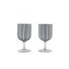 OYOY LIVING Mizu Wine Glass - Pack Of 2 - Grey NOW IN STOCK