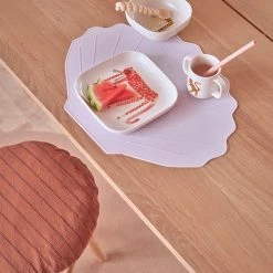 OYOY MINI Moira Tableware Set Strawberry Cat - Offwhite
