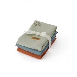 OYOY MINI Muslin Square - Tiger - Pack Of 3 NOW IN STOCK