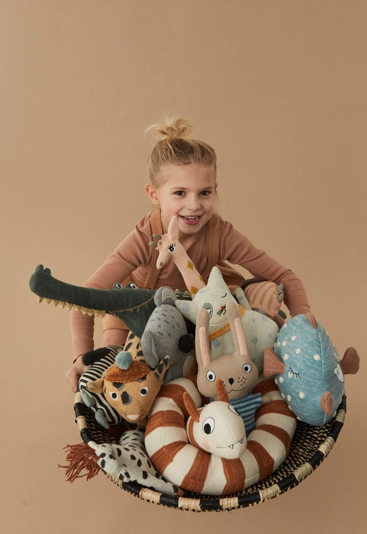 OYOY MINI Leo Larva Figure - Caramel / Offwhite NOW IN STOCK 2 OYOY MINI Leo Larva Figure - Caramel / Offwhite NOW IN STOCK