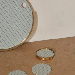 OYOY LIVING Oka Coaster - Brass