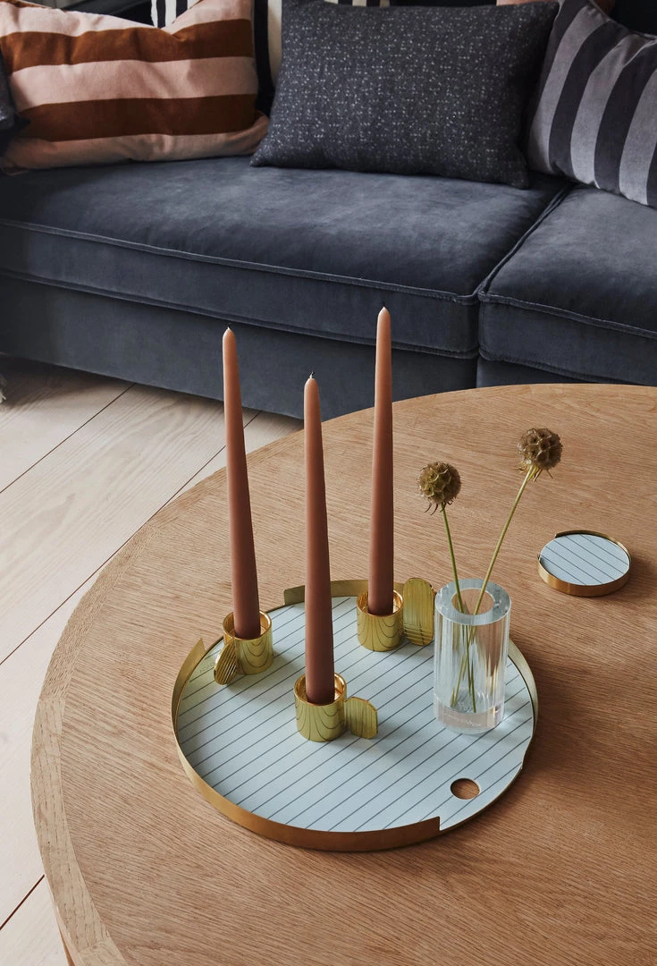 OYOY LIVING Oka Tray - Brass NOW IN STOCK 2 OYOY LIVING Oka Tray - Brass NOW IN STOCK