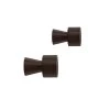 OYOY LIVING Pin Hook / Knob - Pack Of 2 - Brown