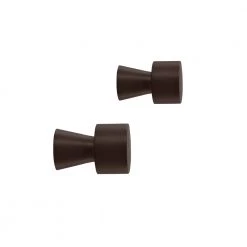 OYOY LIVING Pin Hook / Knob - Pack Of 2 - Brown