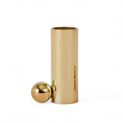OYOY LIVING NOW IN STOCK Palloa Candleholder - High - Brass