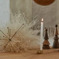 OYOY LIVING NOW IN STOCK Palloa Candleholder - Low - Brass 13 OYOY LIVING NOW IN STOCK Palloa Candleholder - Low - Brass