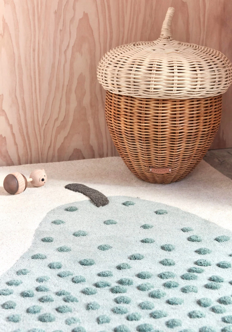 OYOY MINI Pear Tufted Rug 2 OYOY MINI Pear Tufted Rug