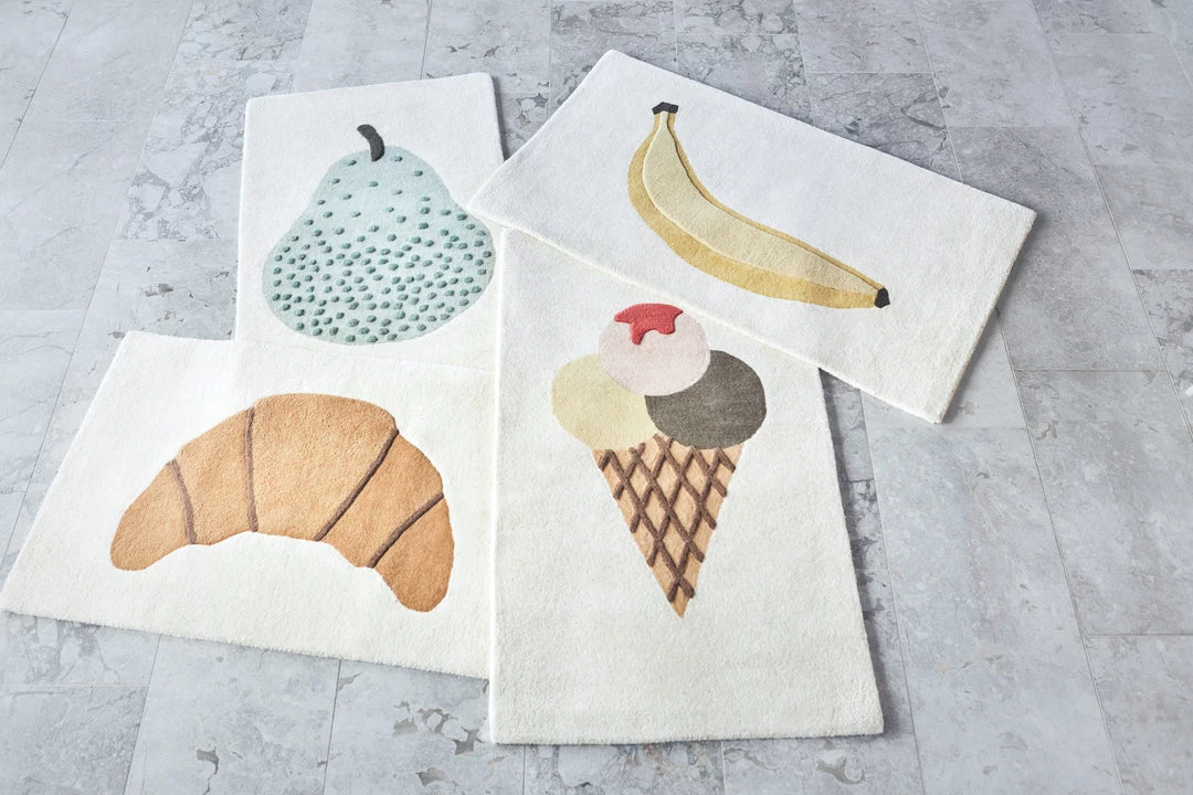 OYOY MINI Pear Tufted Rug 6 OYOY MINI Pear Tufted Rug