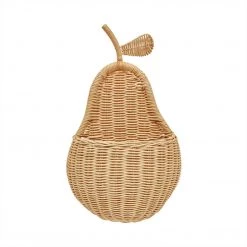 OYOY MINI LOOK FORWARD TO Pear Wall Basket