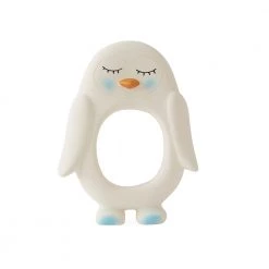 OYOY MINI Penguin Baby Teether - White NOW IN STOCK