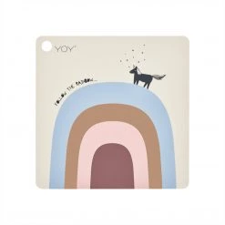 OYOY MINI NOW IN STOCK Placemat Follow The Rainbow - Beige