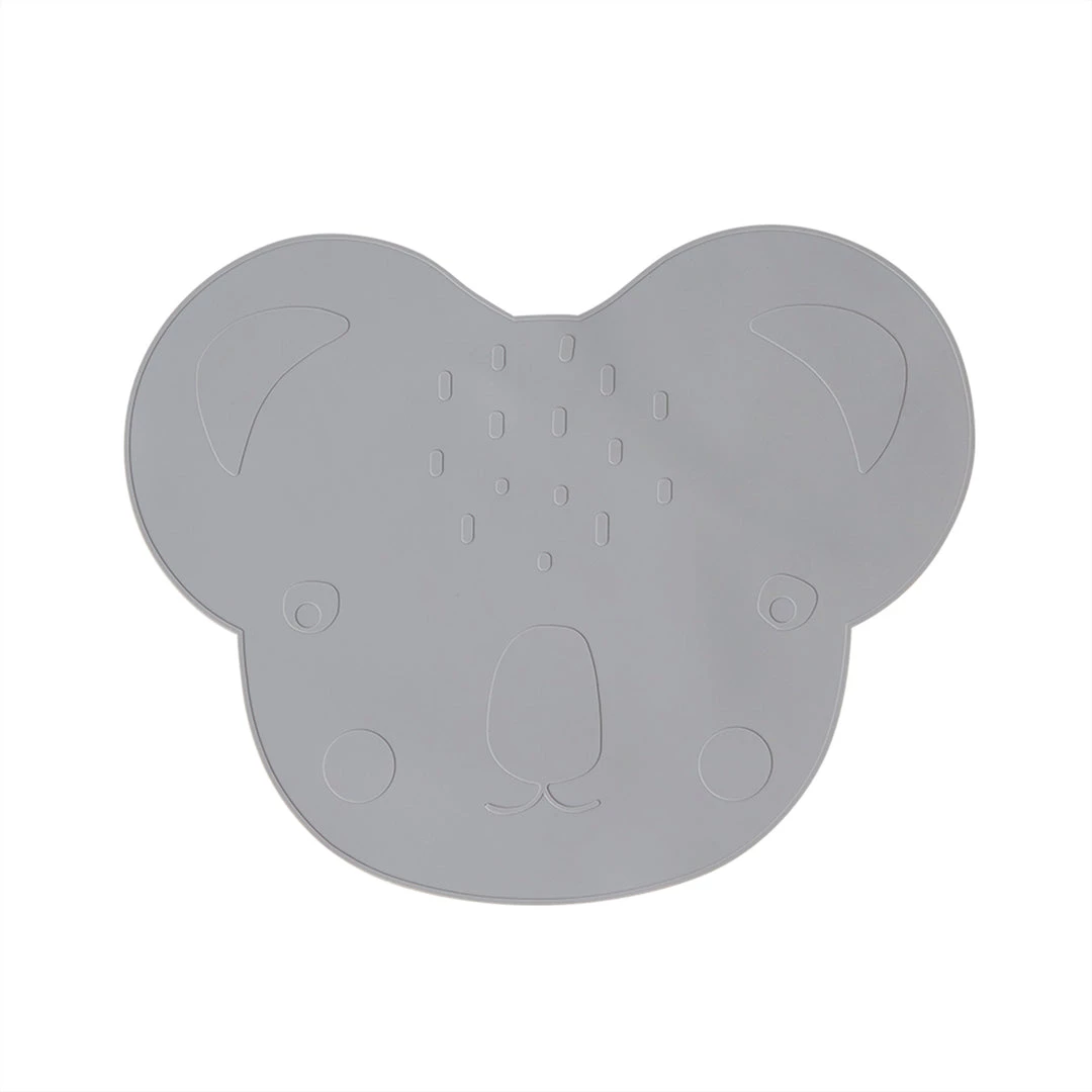OYOY MINI Placemat Koala - Grey NOW IN STOCK 1 OYOY MINI Placemat Koala - Grey NOW IN STOCK