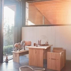 OYOY MINI Placemat Moira - Dark Camel Placemats 7 OYOY MINI Placemat Moira - Dark Camel Placemats