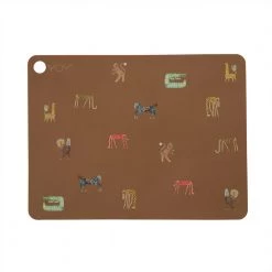 OYOY MINI Placemat Moira - Dark Camel Placemats