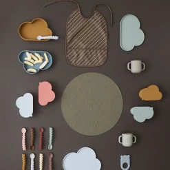 OYOY MINI Placemat The World - Olive NOW IN STOCK