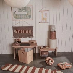 OYOY MINI Placemat Henry Elefant - Choko NOW IN STOCK