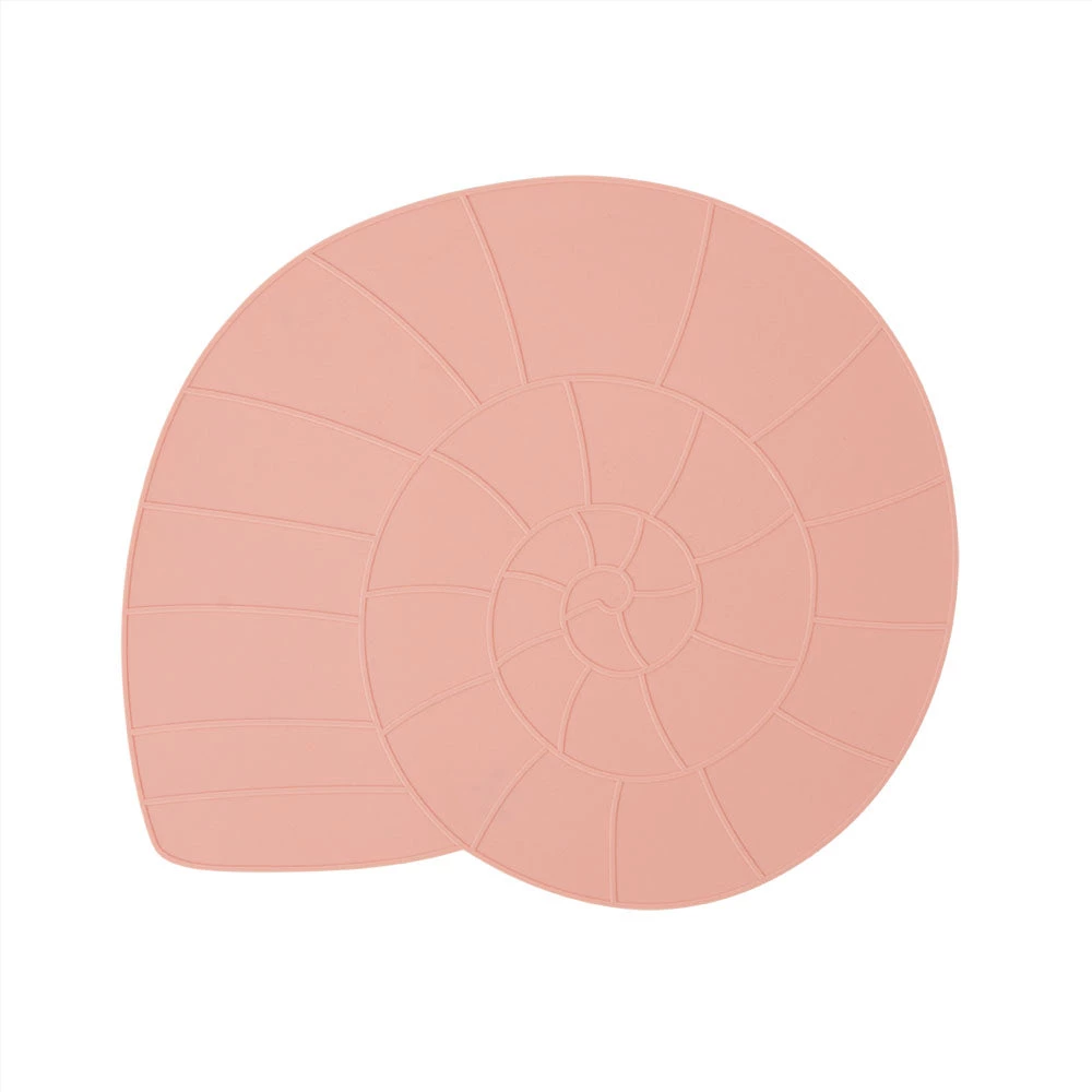 OYOY MINI NOW IN STOCK Placemat Nautilus - Coral 1 OYOY MINI NOW IN STOCK Placemat Nautilus - Coral