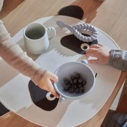 OYOY MINI Placemat Panda - White / Black