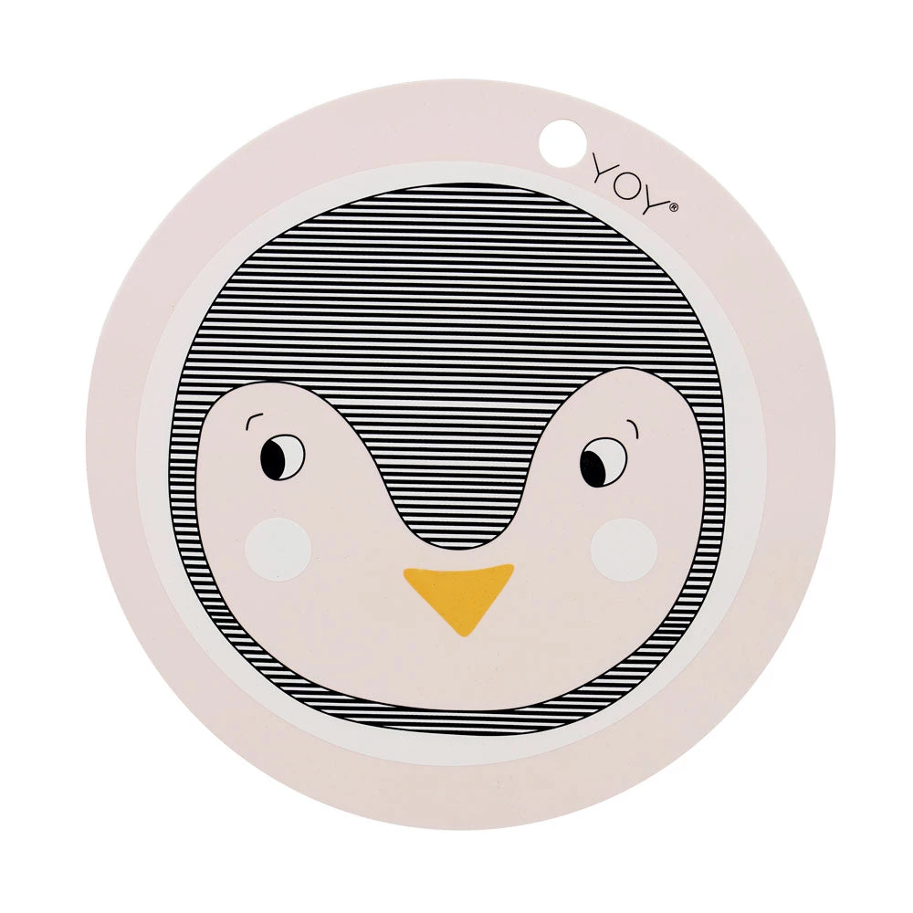 OYOY MINI NOW IN STOCK Placemat Penguin - Rose 1 OYOY MINI NOW IN STOCK Placemat Penguin - Rose