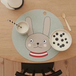 OYOY MINI Placemats Placemat Rabbit - Minty