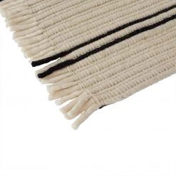 OYOY LIVING NOW IN STOCK Putki Runner - Offwhite / Black