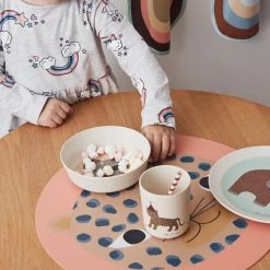 OYOY MINI Bib Rainbow - Blue NOW IN STOCK