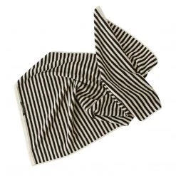 OYOY LIVING Raita Towel - 50x100 Cm - Clay / Black NOW IN STOCK
