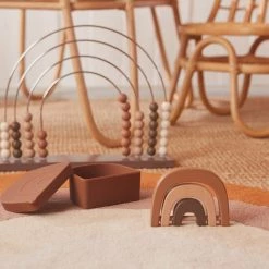 OYOY MINI Rattle Rainbow - Nature NOW IN STOCK