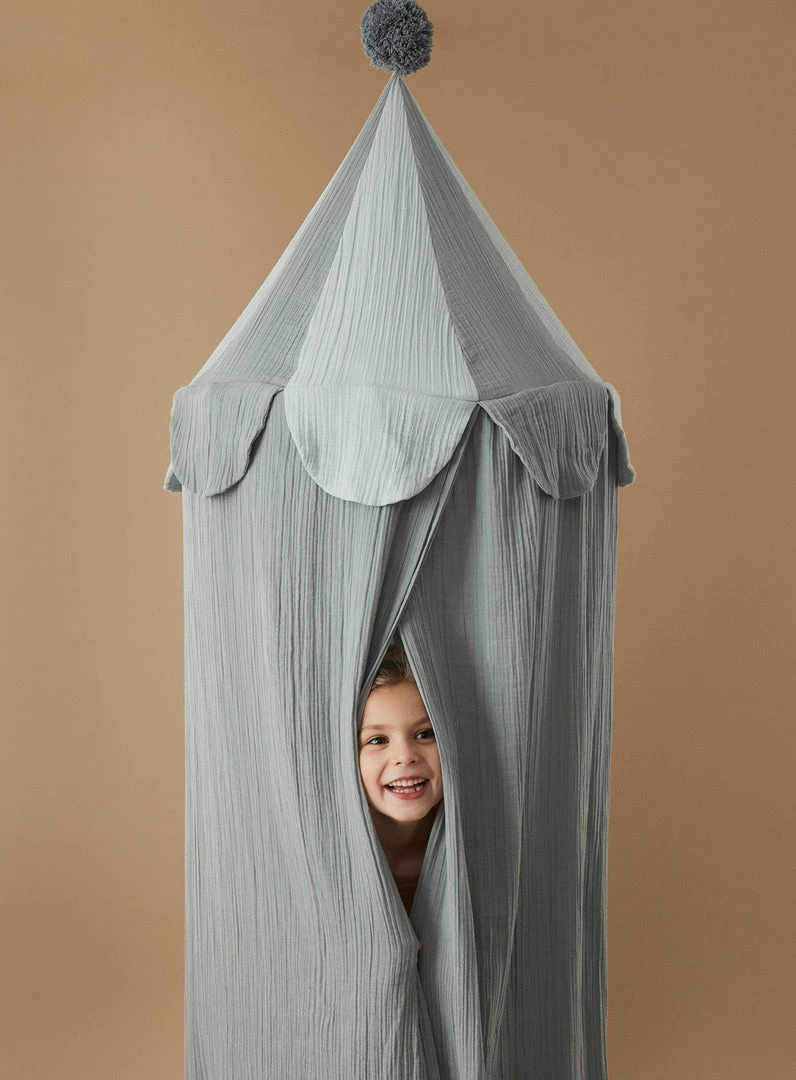 OYOY MINI NOW IN STOCK Ronja Canopy - Blue 2 OYOY MINI NOW IN STOCK Ronja Canopy - Blue