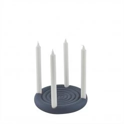 OYOY LIVING Savi Advent Candleholder - Midnight Blue