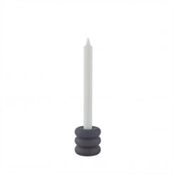 OYOY LIVING Savi Ceramic Candleholder - High - Midnight Blue NOW IN STOCK