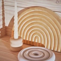 OYOY LIVING Decoration Savi Ceramic Candleholder - High - Beige 10 OYOY LIVING Decoration Savi Ceramic Candleholder - High - Beige