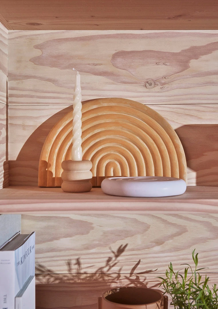 OYOY LIVING Decoration Savi Ceramic Candleholder - High - Beige 5 OYOY LIVING Decoration Savi Ceramic Candleholder - High - Beige