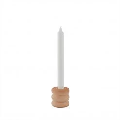 OYOY LIVING Decoration Savi Ceramic Candleholder - High - Beige