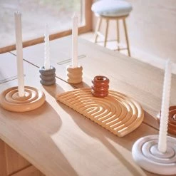 OYOY LIVING Savi Ceramic Candleholder - High - Nutmeg NOW IN STOCK 9 OYOY LIVING Savi Ceramic Candleholder - High - Nutmeg NOW IN STOCK