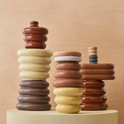 OYOY LIVING Savi Ceramic Candleholder - High - Nutmeg NOW IN STOCK 10 OYOY LIVING Savi Ceramic Candleholder - High - Nutmeg NOW IN STOCK