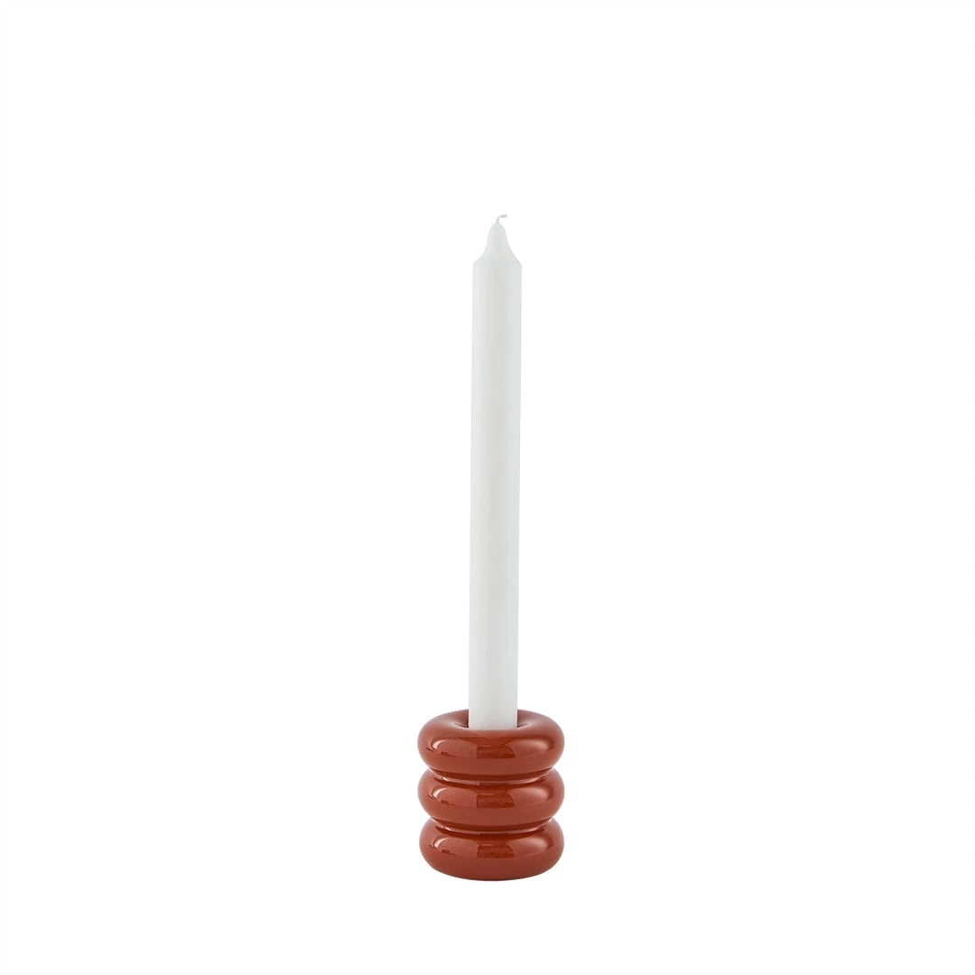 OYOY LIVING Savi Ceramic Candleholder - High - Nutmeg NOW IN STOCK 1 OYOY LIVING Savi Ceramic Candleholder - High - Nutmeg NOW IN STOCK