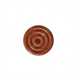 OYOY LIVING Savi Ceramic Candleholder - Low - Nutmeg NOW IN STOCK
